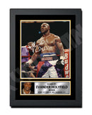 EVANDER HOLYFIELD Limited Edition Boxer Signed Print - Boxing