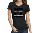 Explicit Behaviour Black Custom Hen T-Shirt - Any Name - Party Tee