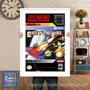Earth Defense Force Super Nintendo GAME INSPIRED THEME Retro Gaming Poster A4 A3 A2 Or A1