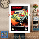 Earthworm Jim Super Nintendo GAME INSPIRED THEME Retro Gaming Poster A4 A3 A2 Or A1