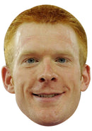 ED CLANCY JB - Cycling Fancy Dress Cardboard Celebrity Party Face Mask