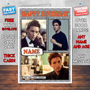 Eddie Redmayne Personalised Celebrity Birthday Card New 2017