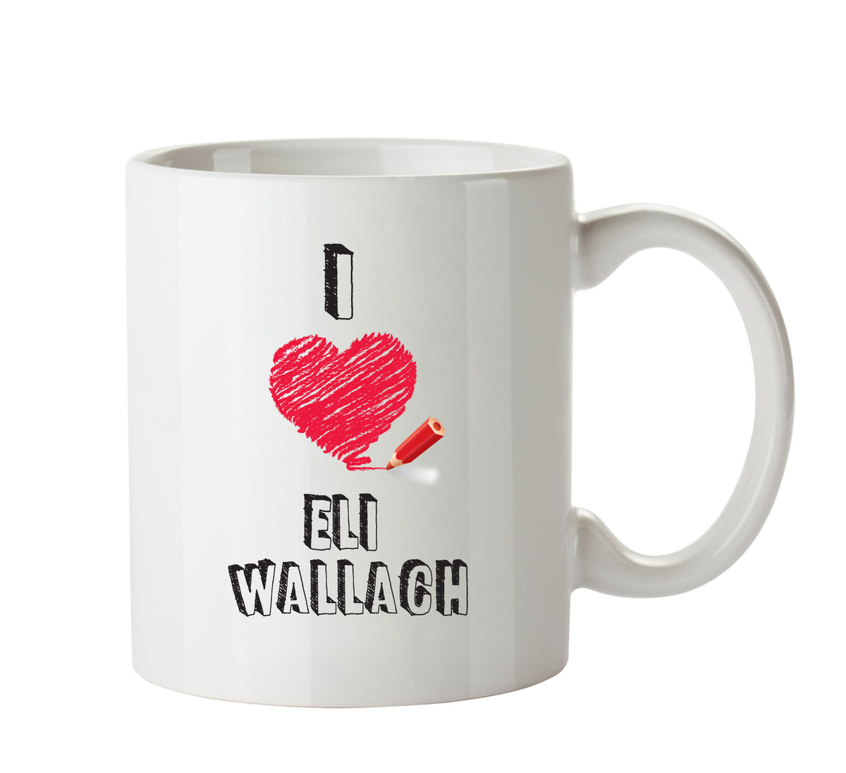 I Love Eli Wallach Celebrity Mug Office Mug – printed mug product image 1