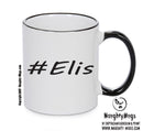 Personalised Your CUSTOM Name Elis Printed Mug