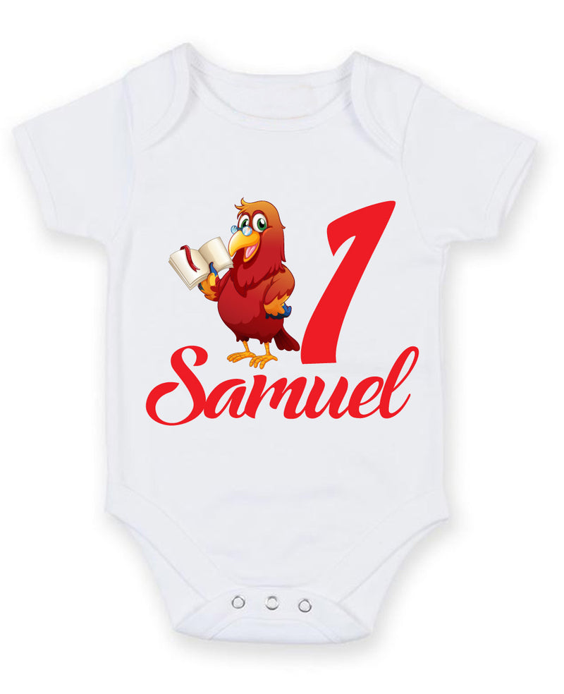 Elmo 1st Birthday Baby Grow Bodysuit