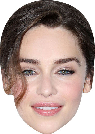 Emilia Clarke Face Mask – Fancy Dress Cardboard Costume Mask