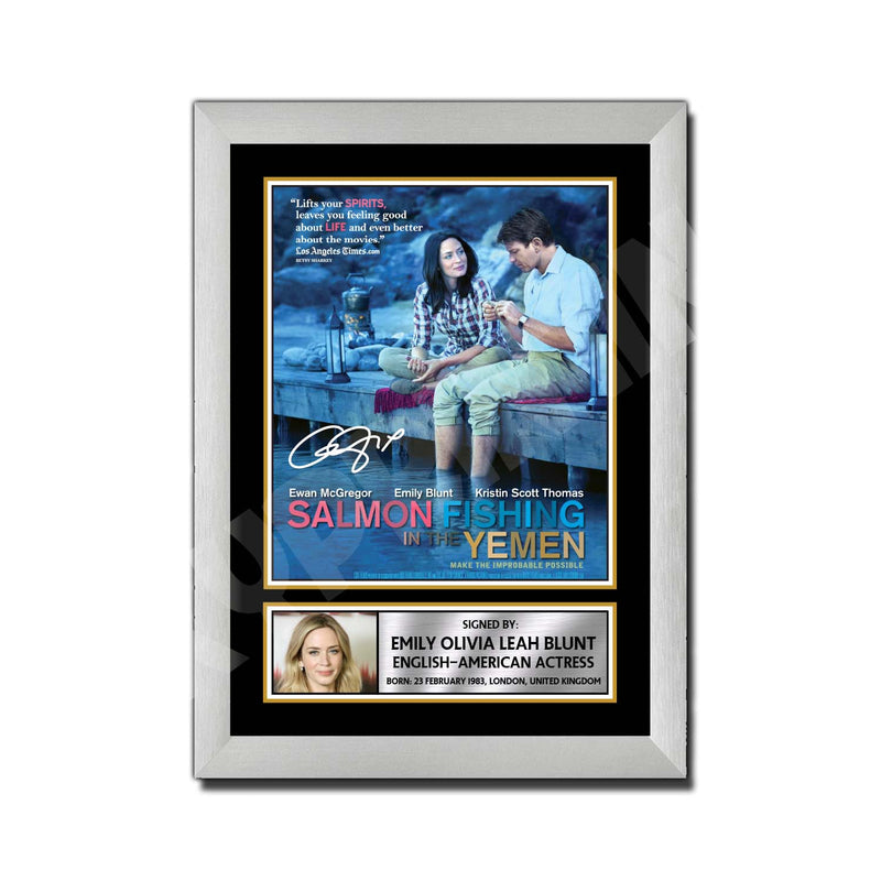 Emily Blunt 1 Limited Edition Movie Signed Print