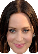 Emily Blunt MH -2- 2017 Celebrity Face Mask Fancy Dress Cardboard Costume Mask