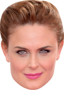 Emily Deschanel MH 2017 Celebrity Face Mask Fancy Dress Cardboard Costume Mask