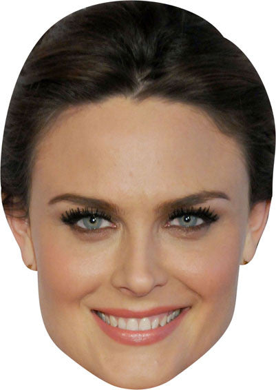 Emily Deschanel Face Mask – Fancy Dress Cardboard Costume Mask