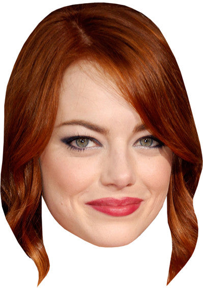 Emma Stone Celebrity TV Stars Face Mask FANCY DRESS HEN BIRTHDAY PARTY FUN STAG