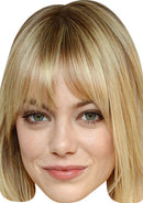 Emma Stone MH -2- 2017 Celebrity Face Mask Fancy Dress Cardboard Costume Mask