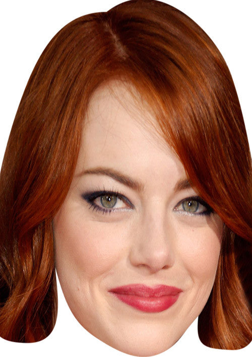Emma Stone Promo MH 2017 Celebrity Face Mask Fancy Dress Cardboard Costume Mask