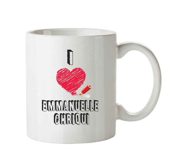 I Love Emmanuelle Chriqui - I Love Celebrity Mug - Novelty Gift Printed Tea