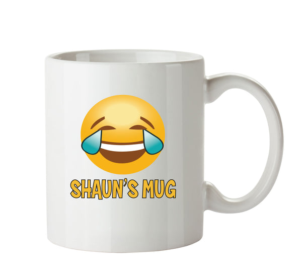 Personalised Cartoon Crying Laughter Emoji Emoticons Mugs – printed mug product image 1