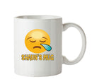 Personalised Cartoon Sad With Side Tear Emoji Emoticons Mugs