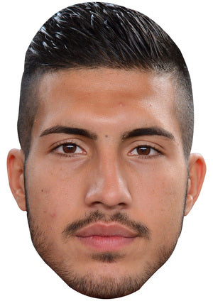 EMRE CAN MASK JB - Footballer Fancy Dress Cardboard Celebrity Party Face Mask