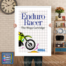 Enduro Racer Inspired Retro Gaming Poster A4 A3 A2 Or A1