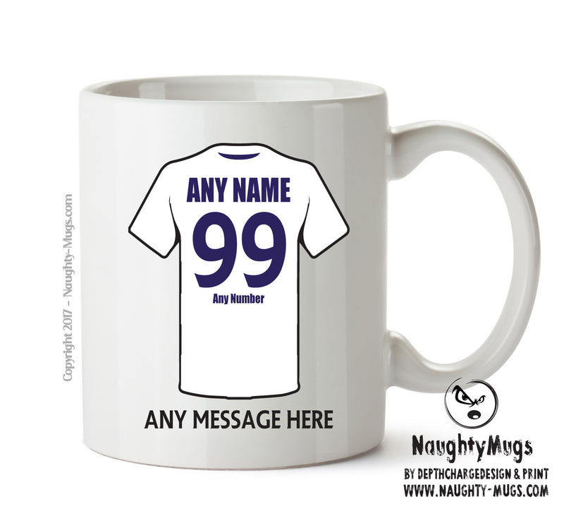England Football Team Mug - Personalised Birthday Age and Name