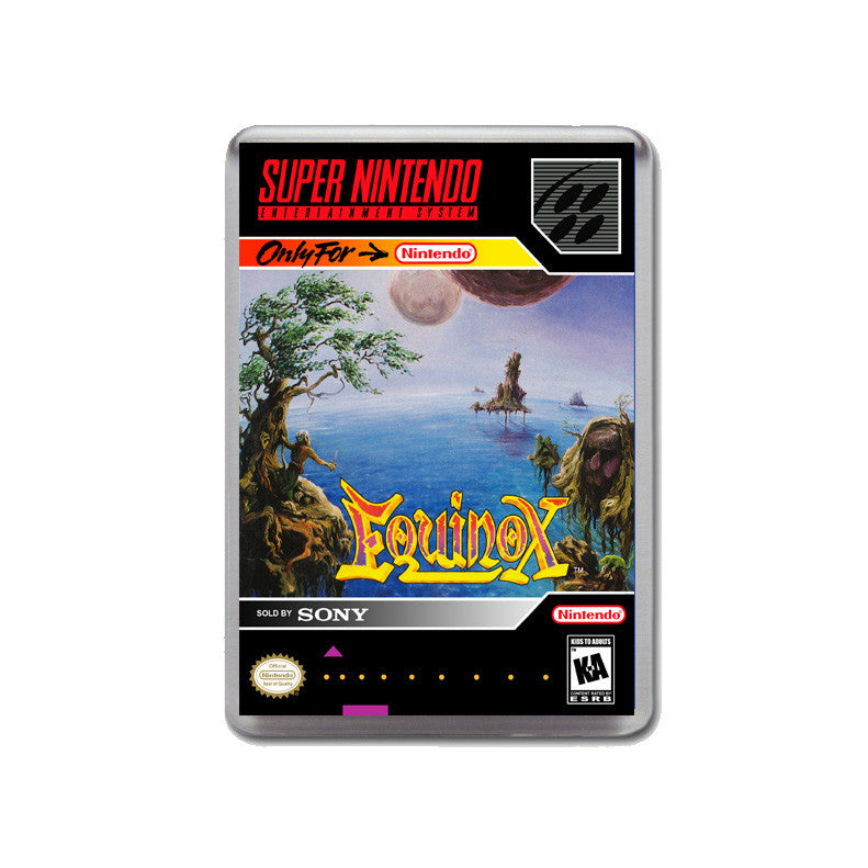 Equinox - SNES Inspired Game Retro Gaming Magnet