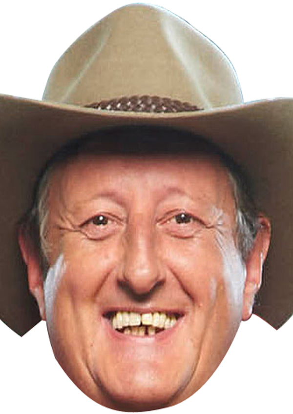 Eric Bristow Hat DARTS Celebrity Face Mask Fancy Dress Cardboard Costume Mask