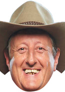 Eric Bristow Hat DARTS Celebrity Face Mask Fancy Dress Cardboard Costume Mask