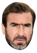 Eric Cantona FOOTBALL 2018 Celebrity Face Mask Fancy Dress Cardboard Costume Mask