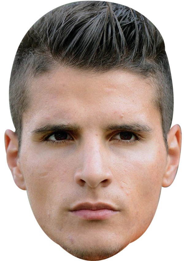 ERIK LAMELA JB - Footballer Fancy Dress Cardboard Celebrity Party Face Mask