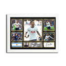 Erik Lamela MC1585  - Black Frame Autographed Football Poster