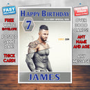 Erko Jun Theme Inspired Kids Inspired Adult Personalised Sports Birthday Card (SA)