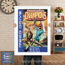 Eternal Champions Eu - Sega Megadrive Inspired Retro Gaming Poster A4 A3 A2 Or A1