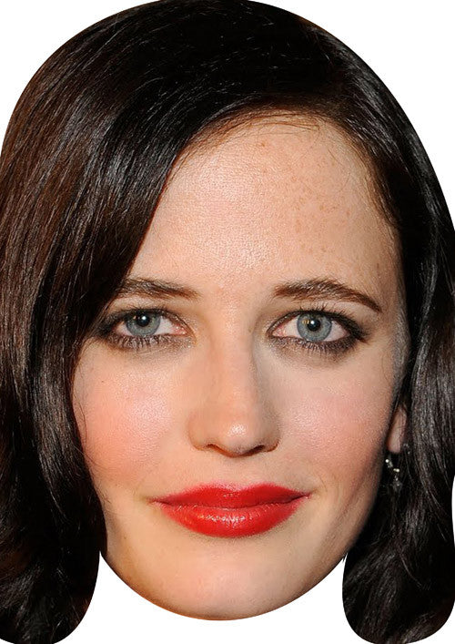 Eva Green Celebrity Face Mask Fancy Dress Cardboard Costume Mask