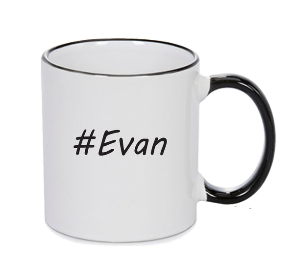 Personalised Your CUSTOM Name Evan Printed Mug – printed mug product image 1