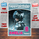 Personalised Eve Valkyrie Inspired Style Game Kids Inspired Birthday Card (SA)