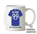 Everton Football Team Mug - Personalised Birthday Age and Name