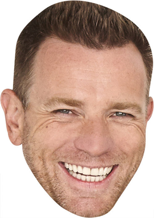 Ewan Mcgregor MH 2017 Celebrity Face Mask Fancy Dress Cardboard Costume Mask
