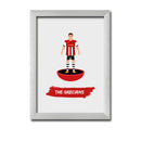 Exeter Football Club gift - The Grecians- Tiny Men Big Balls Poster