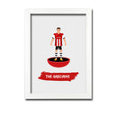 Exeter Football Club gift - The Grecians- Tiny Men Big Balls Poster