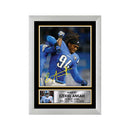 Ezekiel Ansah Limited Edition Football Signed Print - American Footballer