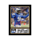 Ezekiel Ansah 2 Limited Edition Football Signed Print - American Footballer