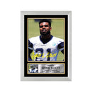 Ezekiel Elliott 2 Limited Edition Football Signed Print - American Footballer
