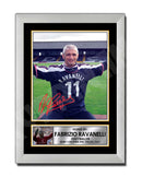 FABRIZIO RAVANELLI 2 Limited Edition Football Player Signed Print - Football