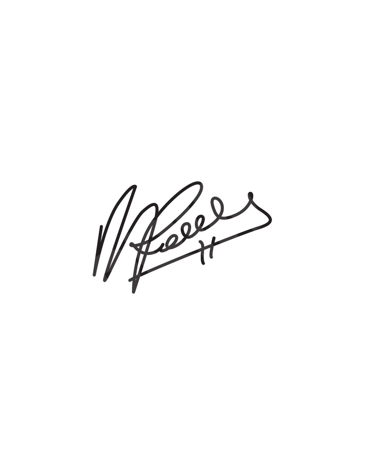 FABRIZIO RAVANELLI 1 Football Player Printed Signature Print – Reproduction Print
