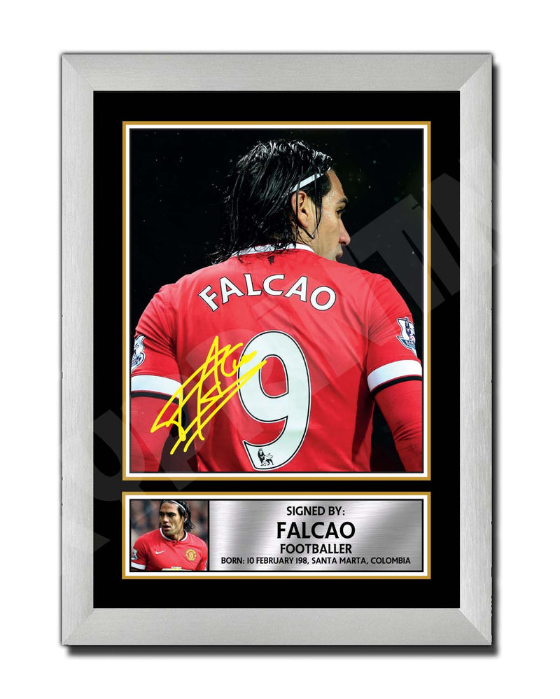 FALCO 2 Limited Edition Football Player Signed Print - Football