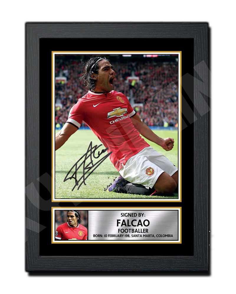 FALCO (1) Limited Edition Football Player Signed Print - Football