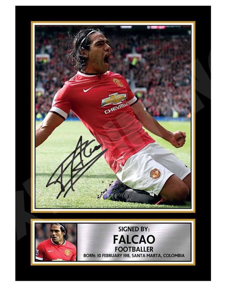 FALCO (1) Limited Edition Football Player Signed Print - Football