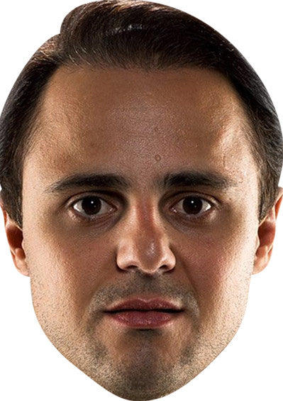 FELIPE MASSA Celebrity Face Mask Fancy Dress Cardboard Costume Mask