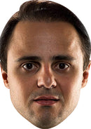 FELIPE MASSA Celebrity Face Mask Fancy Dress Cardboard Costume Mask