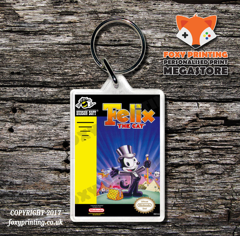 Fax An Adu Retro NES Game Cover Art Gaming Keyring