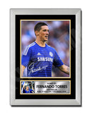 FERNANDO TORRES 2 Limited Edition Football Player Signed Print - Football